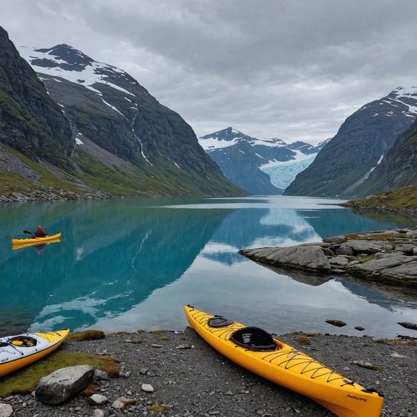 Comment organiser un camping pour une expédition de kayak en région de fjords glacés?