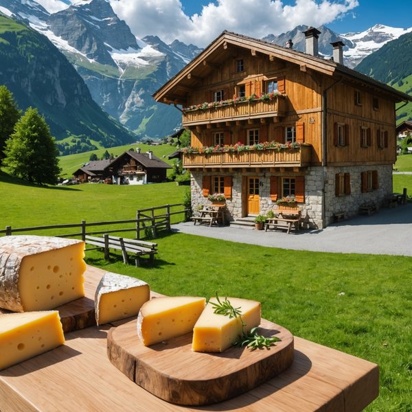 Quels chalets en Suisse offrent des séjours avec des cours de fabrication de fromage et des randonnées dans les alpages?