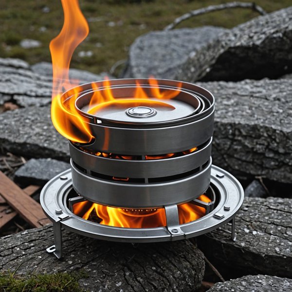 Quels sont les avantages d'utiliser un réchaud à alcool pour un camping en région de haute altitude?