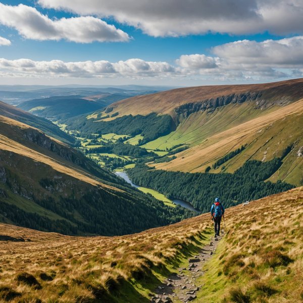 Quels sont les conseils pour une randonnée dans les montagnes de Wicklow en Irlande?